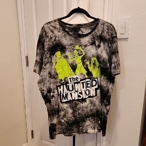 Disney Haunted Mansion Adult T-Shirt - Black and Yellow XXL